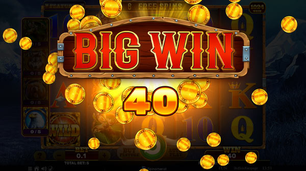 Buffalo Rampage Slot Big Win